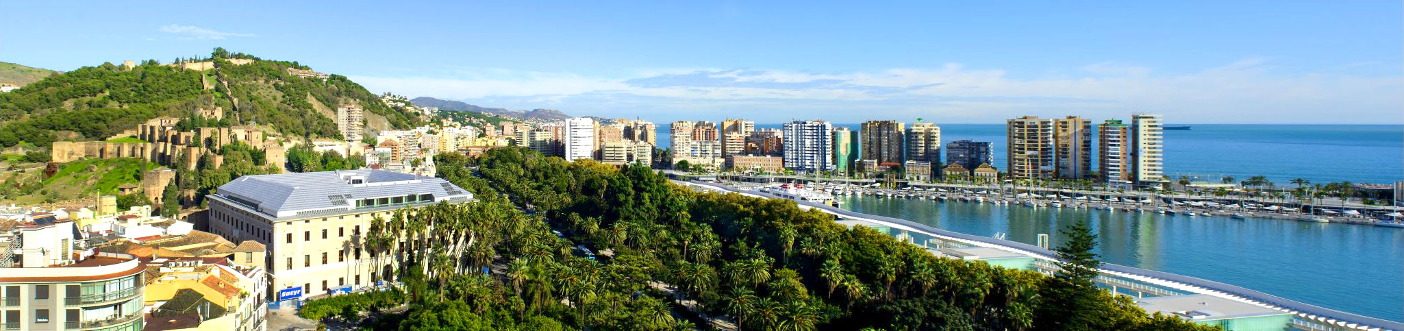 malaga skyline